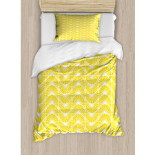 Retro Curves Duvet Cover Set