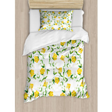 Botanical Theme Duvet Cover Set