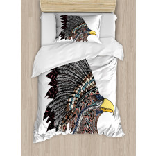 Tribal Feathered Hippie Duvet Cover Set