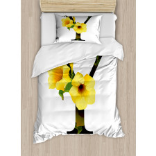 Yellow Bells Capital Y Duvet Cover Set