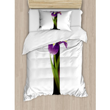 Iris Flowers Capital I Duvet Cover Set