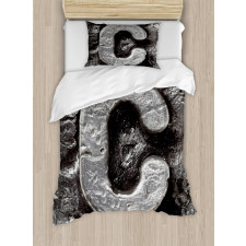 Fused Elements Name Duvet Cover Set