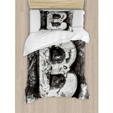 Aged B Cracks Effect Duvet Cover Set