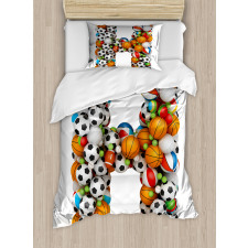 Gaming Balls Sports Duvet Cover Set