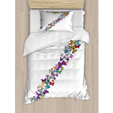 Multicolored Animal Z Duvet Cover Set