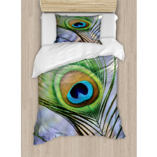 Trees Birds and Feather Duvet Cover Set