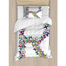 Butterfly Composition Duvet Cover Set