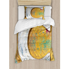 Old Look Letterpress Duvet Cover Set