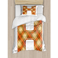 Retro Revival Typeset Duvet Cover Set