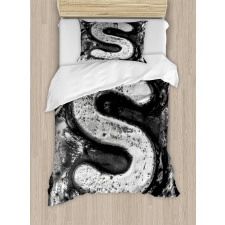 Industry Alphabet Font Duvet Cover Set