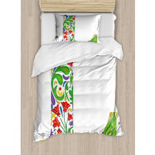 Leaf Blossom Duvet Cover Set