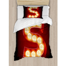 Vintage Casino Design Duvet Cover Set