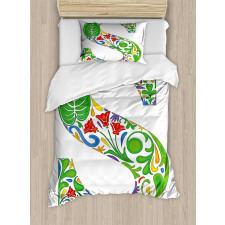 Nature Inspired S Sign Duvet Cover Set