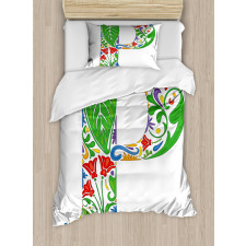 Abstract Color Palette Duvet Cover Set