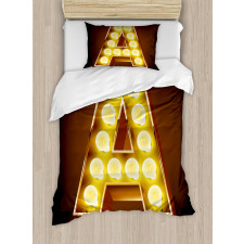 First Letter ABC Design Duvet Cover Set