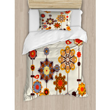 Eastern Floral Design Duvet Cover Set