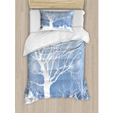 Abstract Winter Deer Duvet Cover Set