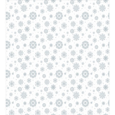 Ornate Snowflake Motifs Duvet Cover Set