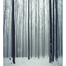 Foggy Mysterious Woods Duvet Cover Set