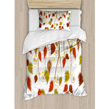 Branches Leaves Fall Duvet Cover Set