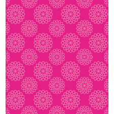 Geometric Flower Motif Duvet Cover Set