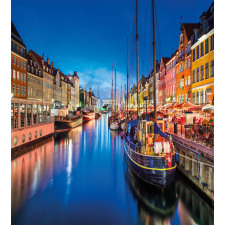 Nyhavn Canal Copenhagen Duvet Cover Set