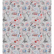 France City of Love Duvet Cover Set