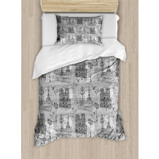 Seine River Notre Dame Duvet Cover Set