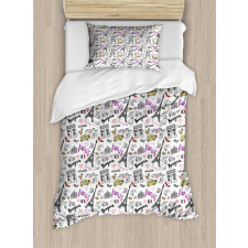 Food Fashion Love Duvet Cover Set