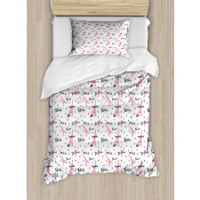 Je Taime Romance Hearts Duvet Cover Set