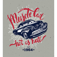 Muscle Car Hot as Hell Duvet Cover Set