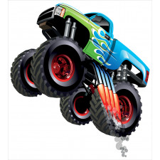 Monster Truck Cool Cartoon Duvet Cover Set