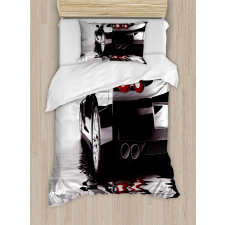 Modern Black Vehicle Style Duvet Cover Set