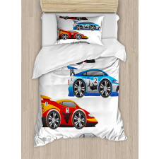 Formula Cars Technology Duvet Cover Set