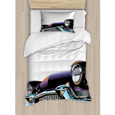 Old Fashioned Automobile Duvet Cover Set