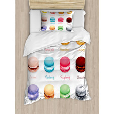 Colorful Macarons Duvet Cover Set