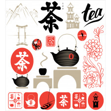 Japanese Tea Culture Duvet Cover Set