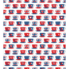 Britain Teacups Duvet Cover Set