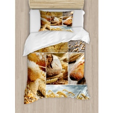 Bread Making Wheat Duvet Cover Set