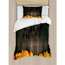 Thanksgiving Pumkins Duvet Cover Set