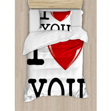 Valentines Birthday Duvet Cover Set