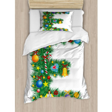 Capitalized E Big Star Duvet Cover Set