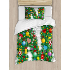 Capital N Pine Leaves Duvet Cover Set