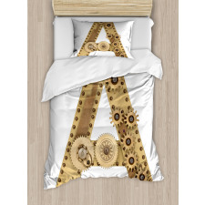 Steampunk Capital Duvet Cover Set