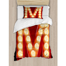 Vintage Type Old Movie Duvet Cover Set