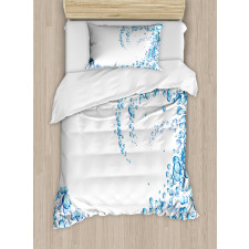 Water Droplets Bubbles Duvet Cover Set