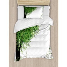 Tree Grass Summer Duvet Cover Set