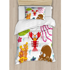 Underwater Wildlife Fun Duvet Cover Set