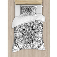 Monochrome Shape Design Duvet Cover Set