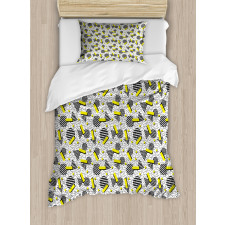 Zigzag Chevron Circle Duvet Cover Set